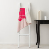 Valentinstag Herz Rosa Sherpa Blanket Sherpadecke (Beispiel)