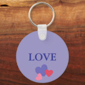 Valentinstag Herz Schlüsselanhänger (Rückseite)