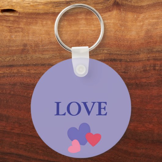 Valentinstag Herz Schlüsselanhänger (Rückseite)