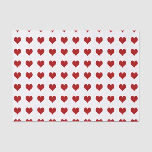Valentinstag-Herz Seidenpapier (Vorderseite)