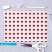 Valentinstag-Herz Seidenpapier (Handwerk)