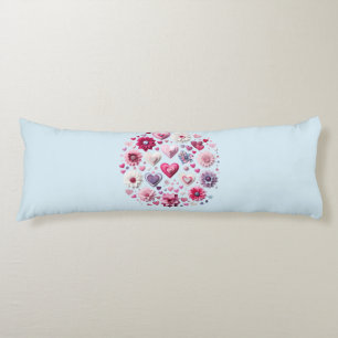 Valentinstag-Herz Seitenschläferkissen