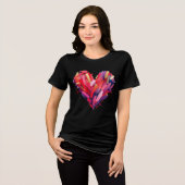 Valentinstag Herz Shirt (Vorderseite voll)