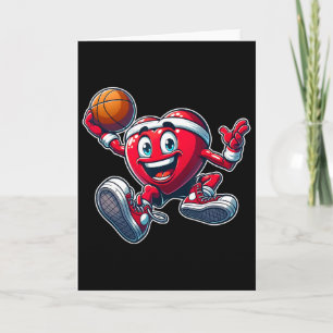 Valentinstag Herz Sketll Spieler Team Sport  Karte