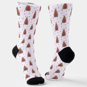 Valentinstag Herz Texas Armadillo Socken