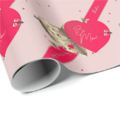 Valentinstag Herz-Umschlagpapier Geschenkpapier (Rolleneckpunkt)