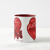 Valentinstag Herz und Liebe Tasse (2) (Zentrum)