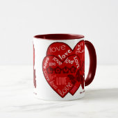 Valentinstag Herz und Liebe Tasse (2) (VorderseiteRechts)