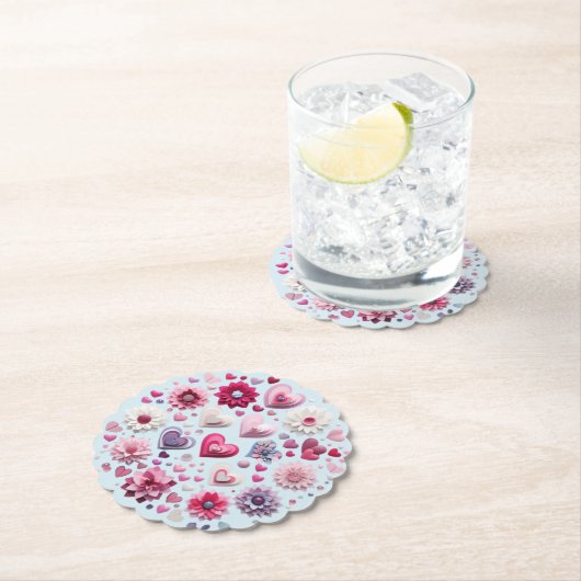 Valentinstag-Herz Untersetzer (Vor Ort)