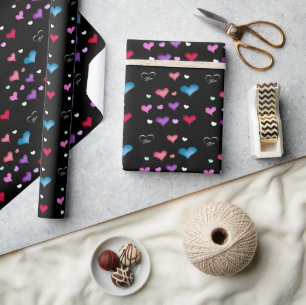 Valentinstag Herz Wrapping Paper Geschenkpapier