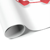 Valentinstag, Herz-Wrapping Paper Geschenkpapier (Rolleneckpunkt)