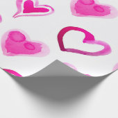 Valentinstag, Herz-Wrapping Paper Geschenkpapier (Ecke)