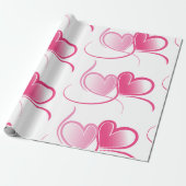 Valentinstag, Herz-Wrapping Paper Geschenkpapier (Ungerollt)