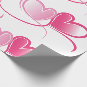 Valentinstag, Herz-Wrapping Paper Geschenkpapier