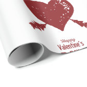 Valentinstag, Herz-Wrapping Paper Geschenkpapier (Rolleneckpunkt)