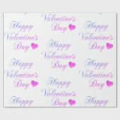 Valentinstag, Herz-Wrapping Paper Geschenkpapier (Flach)