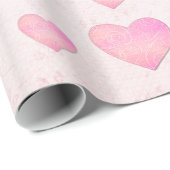 Valentinstag Herz zu Herz Geschenkpapier (Rolleneckpunkt)