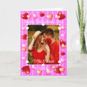 Valentinstag-Herzen Karte (Vorderseite)