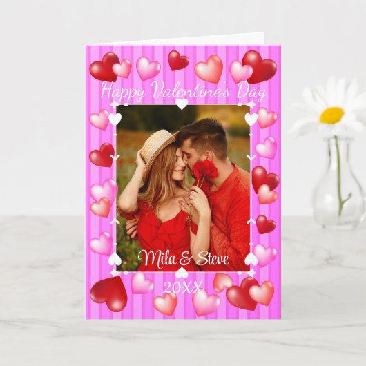 Valentinstag-Herzen Karte (Kleine Pflanze)