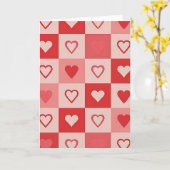 Valentinstag-Herzen-Karte Karte (Gelbe Blume)