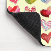 Valentinstag-Herzen Mouspad Mousepad (Ecke)