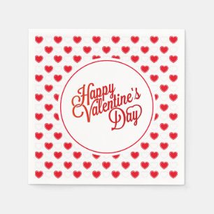 Valentinstag-Herzen-Papier-Servietten Serviette