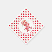 Valentinstag-Herzen-Papier-Servietten Serviette (Ecke)
