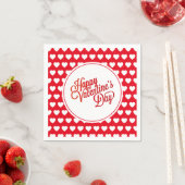 Valentinstag-Herzen-Papier-Tücher Serviette (Beispiel)