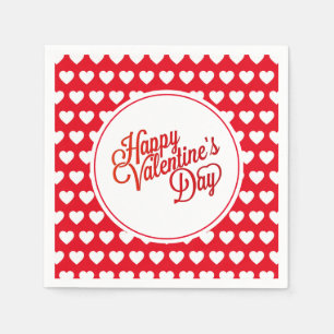 Valentinstag-Herzen-Papier-Tücher Serviette