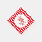 Valentinstag-Herzen-Papier-Tücher Serviette (Ecke)