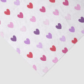 Valentinstag-Herzen Seidenpapier (Detail)