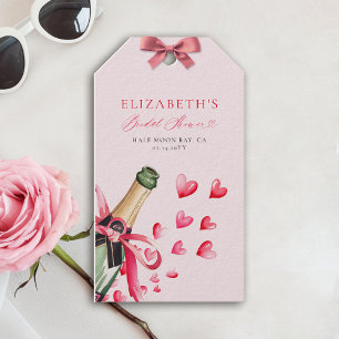 Valentinstag-Herzen Sprudelnde Whimsical-Brautpart Geschenkanhänger