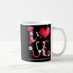 Valentinstag Herzen Stethoskop Liebe Arnp Krankens Kaffeetasse