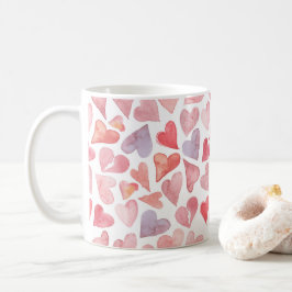 Valentinstag-Herzen-Tasse Kaffeetasse
