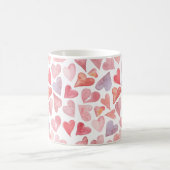 Valentinstag-Herzen-Tasse Kaffeetasse (Mittel)