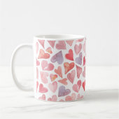 Valentinstag-Herzen-Tasse Kaffeetasse (Links)