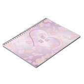 Valentinstag. Herzen. Text Notizblock (Linke Seite)