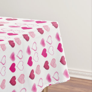 Valentinstag-Herzen-Tischdecke Tischdecke