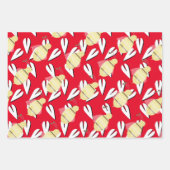 Valentinstag Herzenmuster Geschenkpapier Set (Vorderseite 2)