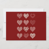 Valentinstag Herzenslust Valentine Liebe Einladung (Vorderseite)