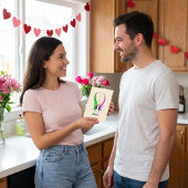 Valentinstag Herzkarikaturenzeichen Feiertagskarte