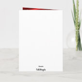 Valentinstag Herzkarte Karte (Rückseite)