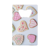 Valentinstag Herzkekse Geldbeutel Flaschenöffner (Rückseite)