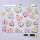 Valentinstag Herzkekse Seidenpapier (Handwerk)