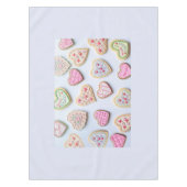 Valentinstag Herzkekse Tischdecke (Vorderseite)