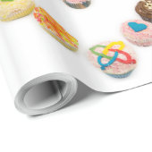 Valentinstag Herzkuchen Packpapier (Rolleneckpunkt)