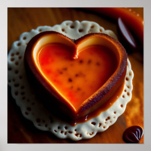 Valentinstag Herzleuchten Helle Personalisiert P Poster