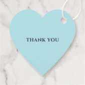 Valentinstag Herzlichen Dank Geschenkanhänger (Rückseite)