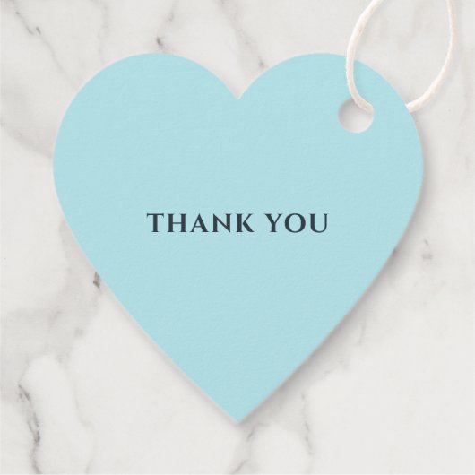 Valentinstag Herzlichen Dank Geschenkanhänger (Rückseite)