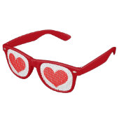 Valentinstag Herzsonne Sonnenbrille (Schrägansicht)